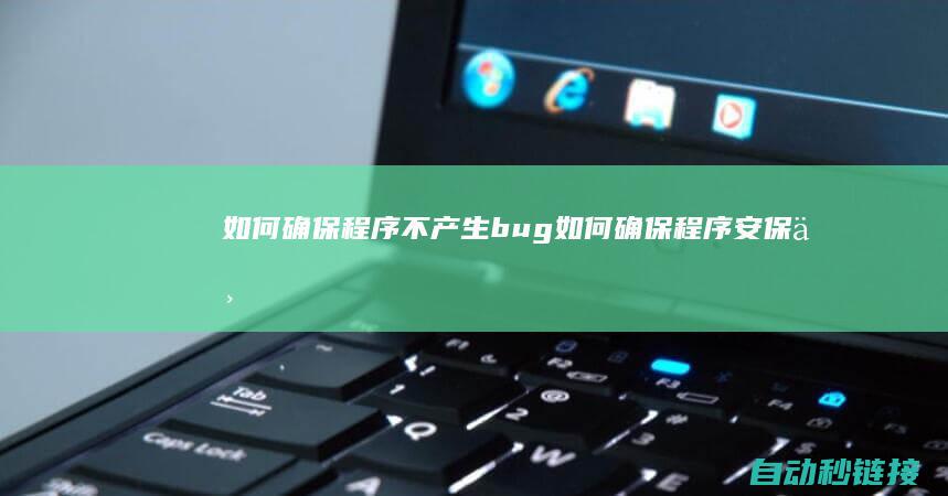 如何确保程序不产生bug|如何确保程序安保不被破解 (如何确保程序不访问外网)